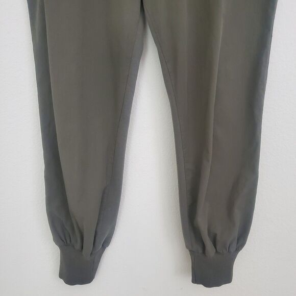 Zara Jogger Pants Small Green Comfy Woven Pull On Casual Lounge Athleisure - Picture 3 of 10